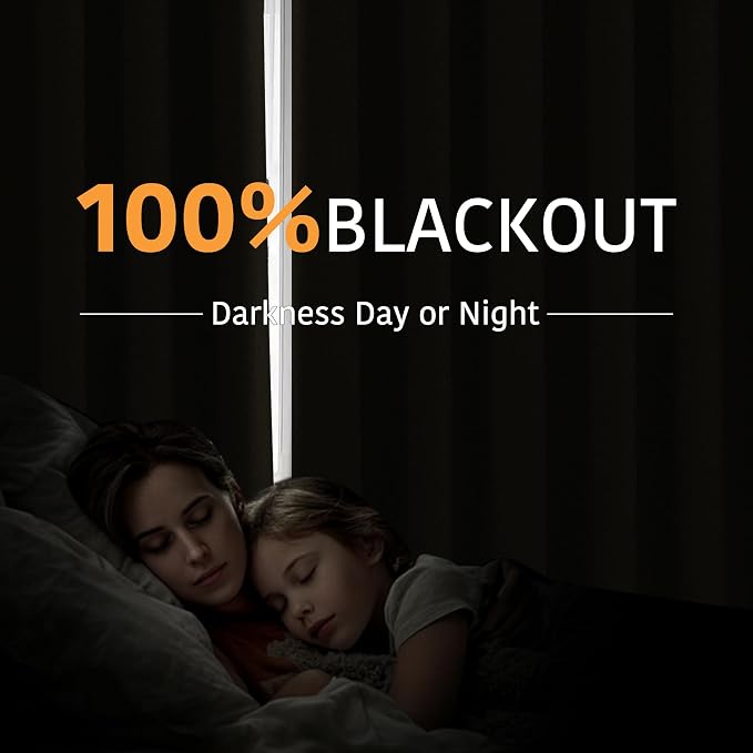 RYB HOME 100% Blackout Doorway Curtains, Closet Curtain - Image 3
