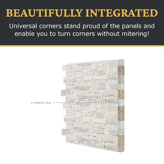 AZ Faux High-Density Polyurethane Faux Stone Flush Outside Corner - Image 7