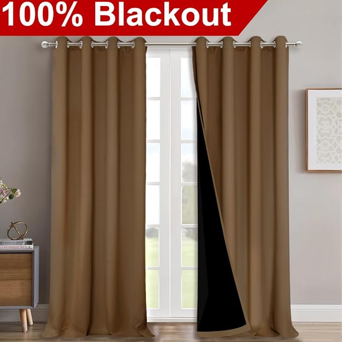 NICETOWN 100% Blackout Curtains - Image 2