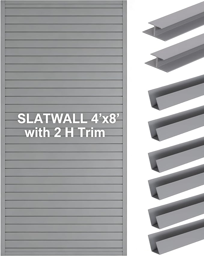 FRAYSCENT Slat Wall Paneling Garage Slat Wall Storage Systems Slatwall Panels by FRAYSCENT