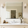 Ruomeng Frameless Mirror for Wall, 30x30 Inch Bathroom Vanity Mirror Farmhouse by Ruomeng