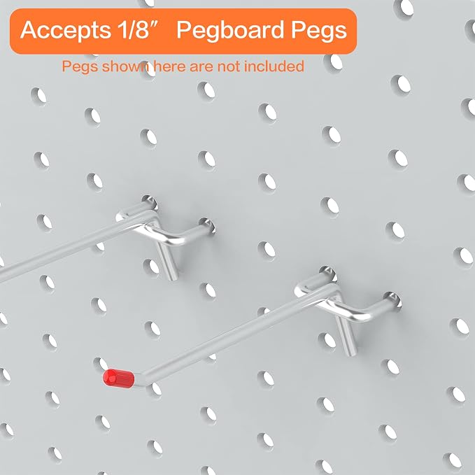 Ultrawall 2 Pcs Metal Pegboard Wall Panels, Peg Boards - Image 4