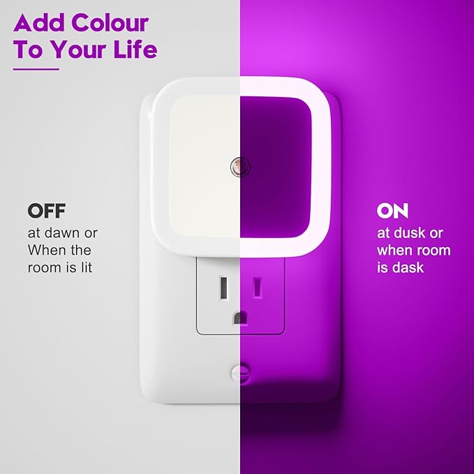 Sujeet Night Light, Night Lights Plug into Wall 8-Pack, Nightlight Plug in - Image 2