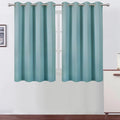 LEMOMO Stone Blue Thermal Blackout Curtains/52 x 45 Inch/Set of 2 Panels Room by Lemomo