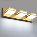 IZORRO LED Modern Bathroom Lights Fixtures, Brushed Glod Acrylic Wall Lighting by IZORRO