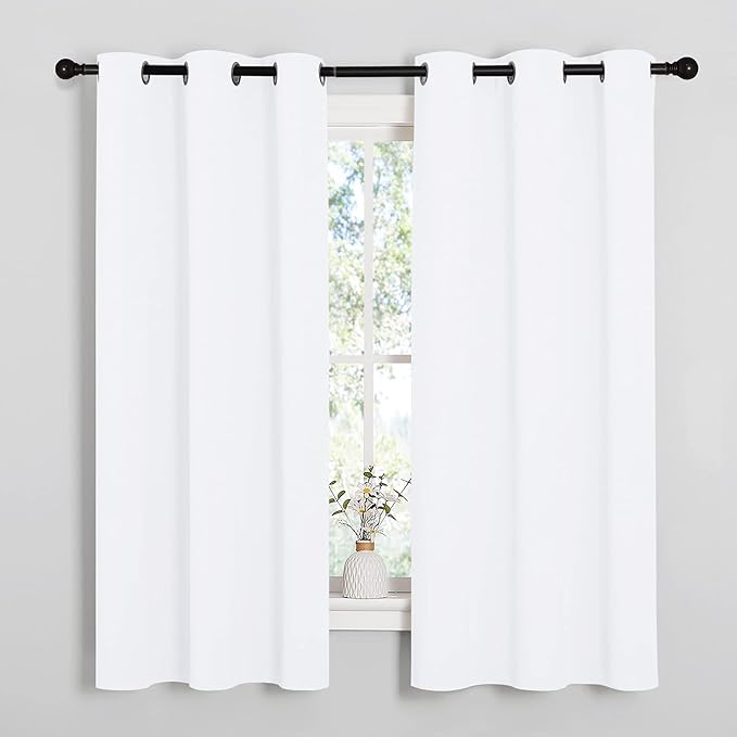 NICETOWN White Window Curtain Panels by NICETOWN