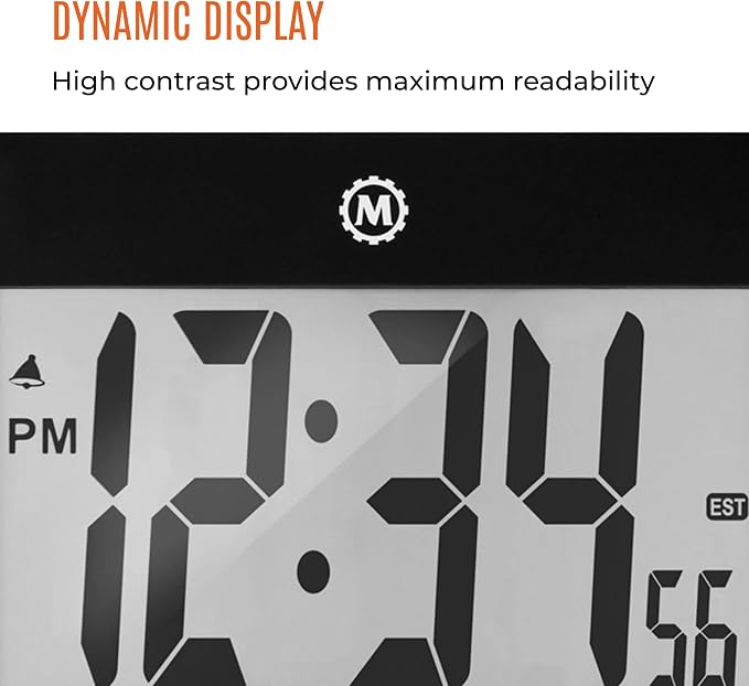 MARATHON Large Digital Wall Clock - Image 6