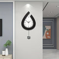 Large Wall Clock for Living Room Decor Big Pendulum Modern Wall Clock Silent by JTWALCLOCK