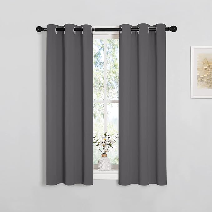 NICETOWN Grey Blackout Curtain Panels by NICETOWN