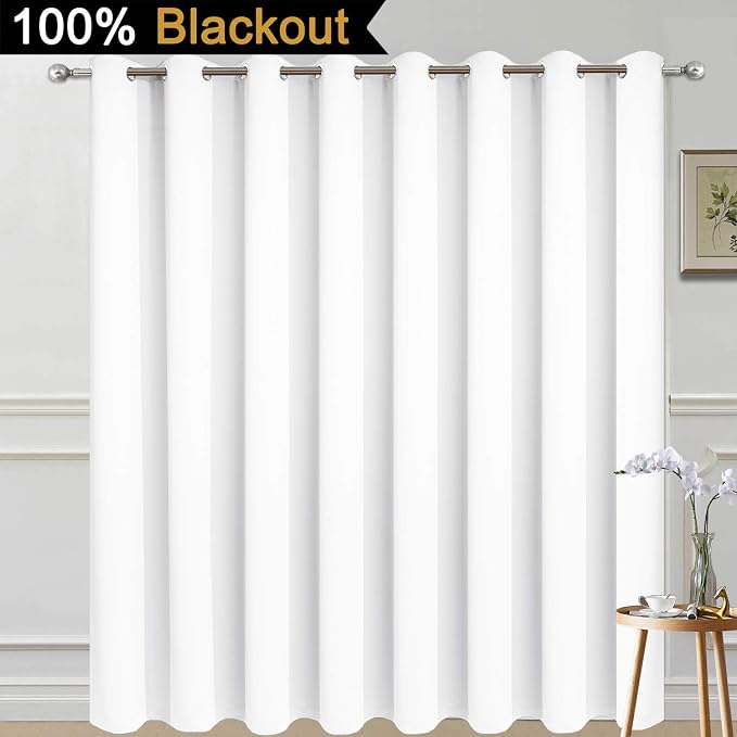 Yakamok Extra Wide Blackout Full Shading Curtains - Image 2