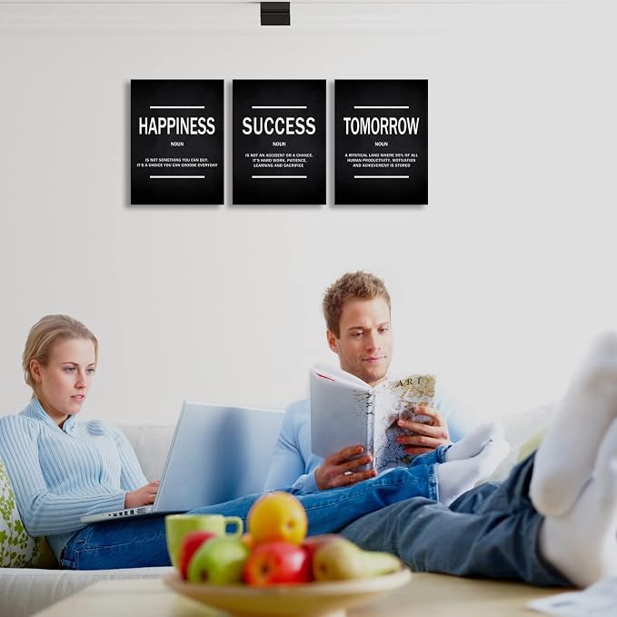 KAWAHONE Success Quotes Wall Art, Motivational Entrepreneur Tomorrow Poster - Image 4