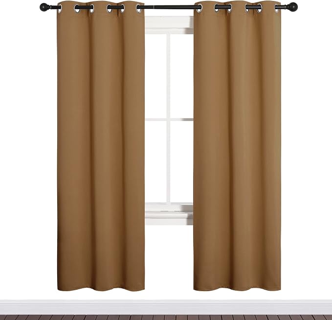 NICETOWN Sleek Blackout Curtains 72 inches Length - Image 2