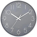 SIN&MI Wall Clock Silent & Non Ticking Modern Quartz Battery Operated Digital by SINMI