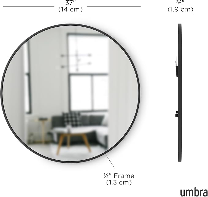 Umbra Hub Round Wall Mirror - Image 3