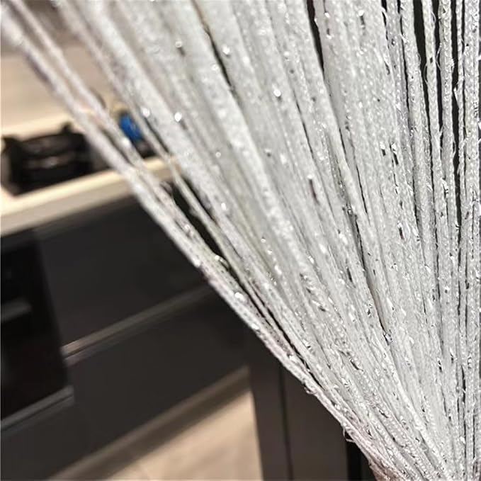 ave split Decorative Door String Curtain Wall Panel Fringe Window Panel Drapes - Image 8