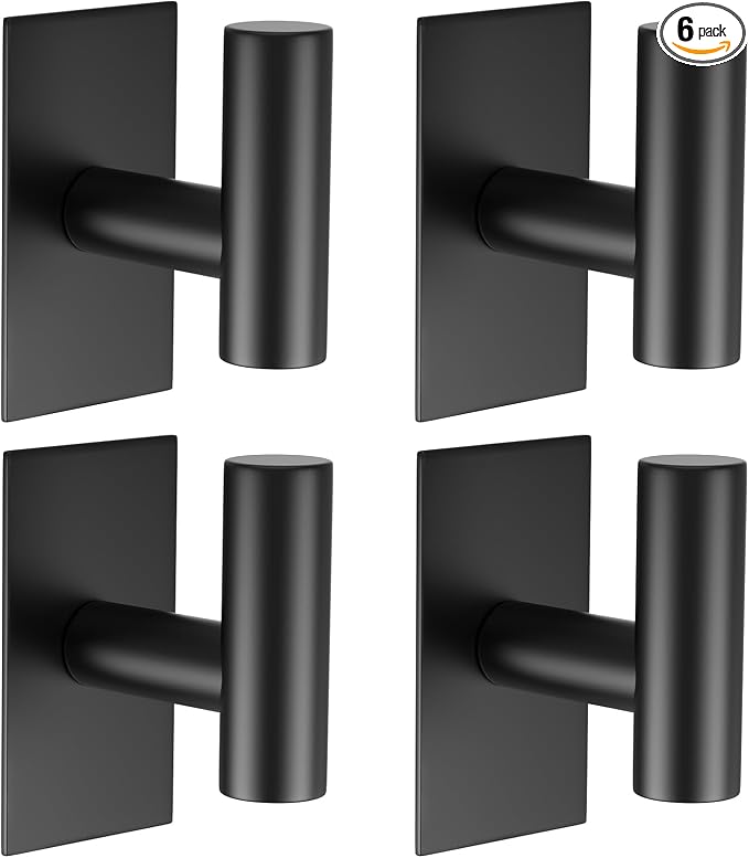VAEHOLD Wall Towel Hooks, Heavy Duty Sticky Holder Waterproof Towel Hooks by VAEHOLD