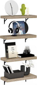 Furinno Tanna Floating Shelves for Wall Set of 4, 22-Inch Wall Shelf, Triple by Furinno-FitsYourSpaceFitsYourBudget