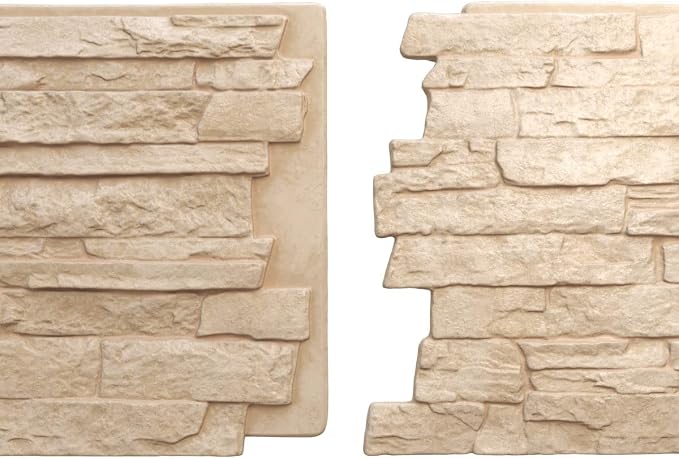EverStone Acadia Ledge Faux Stone Panel, Ocean Floor Color - Image 8