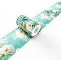 3D Floral Wallpaper Border White Peony Peel and Stick Wall Border Self Adhesive by WEISENI