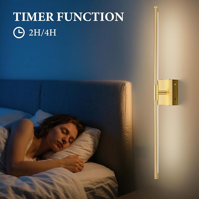 SAIMAND Wireless Sconces Set of 2 Battery Operated, 8000mAh USB Rechargeable - Image 5