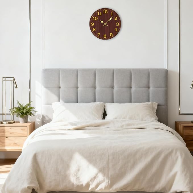 Wall Clock, Modern Wall Clocks Battery Operated, Silent Non Ticking Clock - Image 9