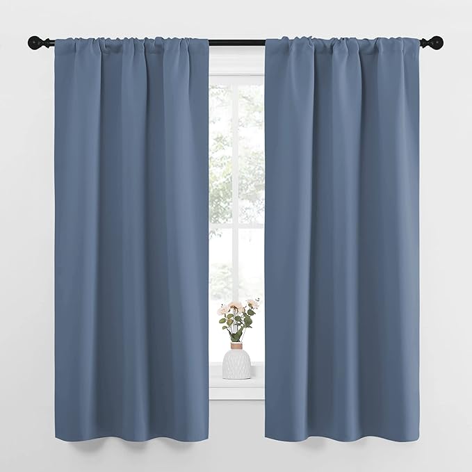 NICETOWN Bedroom Curtains, Home Decoration Solid Thermal Insulated Draperies & by NICETOWN
