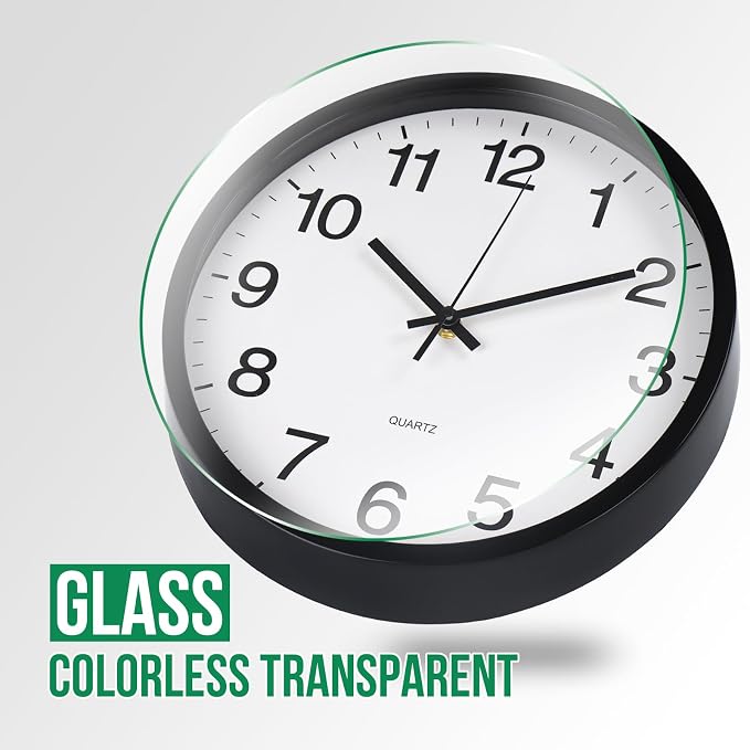 Wall Clock Non-Ticking Silent Quartz Movement Decor Clock Modern Simple Style - Image 5