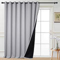 Yakamok 100% Blackout Patio Door Curtain Extra Wide Drapes by Yakamok
