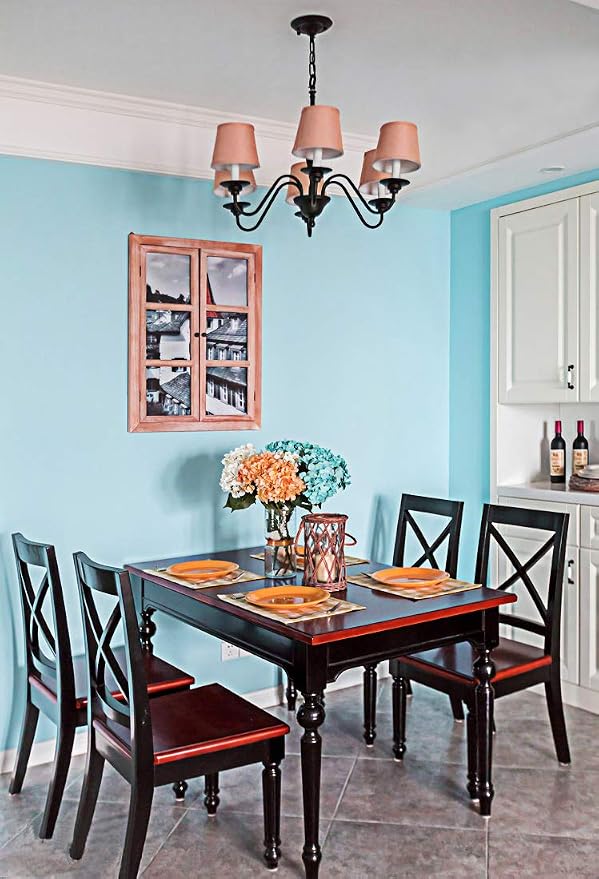 197"x17.7" Teal Peel and Stick Wallpaper Contact Paper Peel and Stick Wall - Image 8