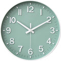 HZDHCLH Wall Clocks Battery Operated, Wall Clock Green, 14 inch Wall Clock by HZDHCLH
