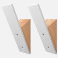 Homeforia Beech Wood Coat Hooks, High End Beech Wood & White Metal Wall Mounted by Homeforia