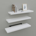 Upassion Floating Shelves for Wall Set of 3, Frame Display White Floating Shelf by Upassion