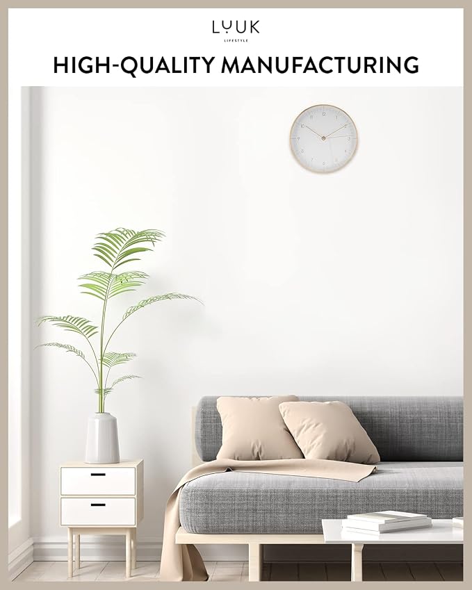 LUUK LIFESTYLE Quartz wall Clock - Image 6