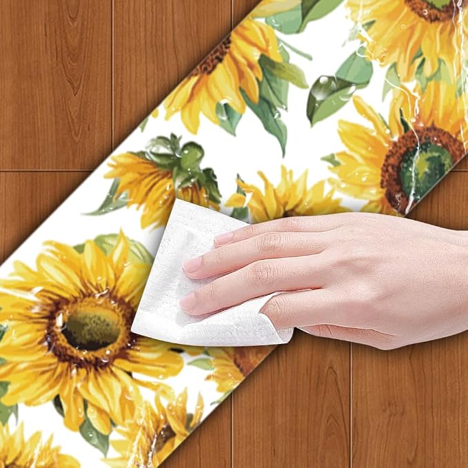 Sunflower Wall Border Wallpaper Border Decal Peel and Stick 19.7 x 4 Inch - Image 3