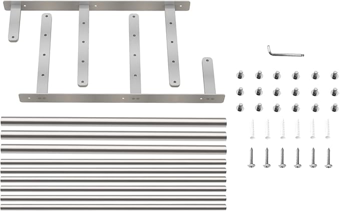 BETHOM Towel Shelf for Bathroom Wall Mounted, 3-Tier Hotel Style Towel Rack - Image 6