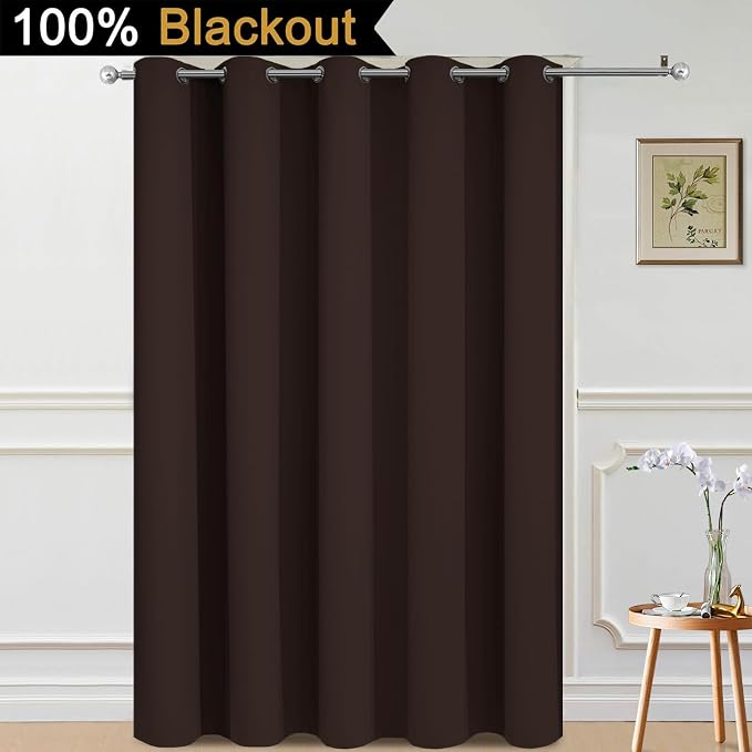 Yakamok 100% Blackout Lined Panels, Thermal Insulated Blackout Curtains - Image 2