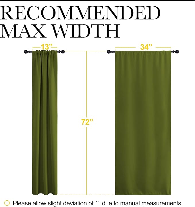 NICETOWN Blackout Christmas Curtains - Image 7