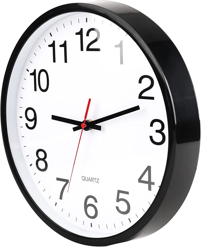 OceeK Wall Clock, Silent Non-Ticking, Modern Small Wall Clocks 8 Inch, Quality - Image 9