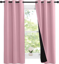 NICETOWN 100% Blackout Short Curtains by NICETOWN
