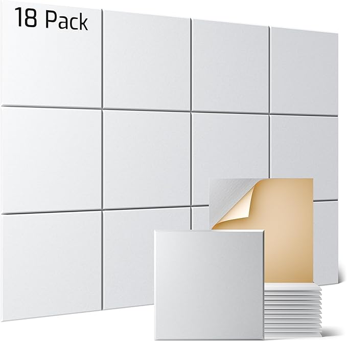 Sonicism 18 Pack Acoustic Wall Panels by Sonicism