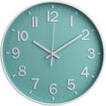 Wall Clock Modern Simple Quartz Decorative Clock Non-Ticking Silent Battery by BAKBRAND