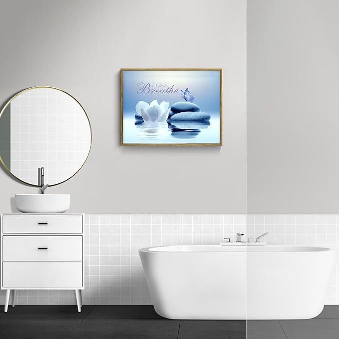 EOBTAIN Floral Zen Framed Wall Art - Image 4