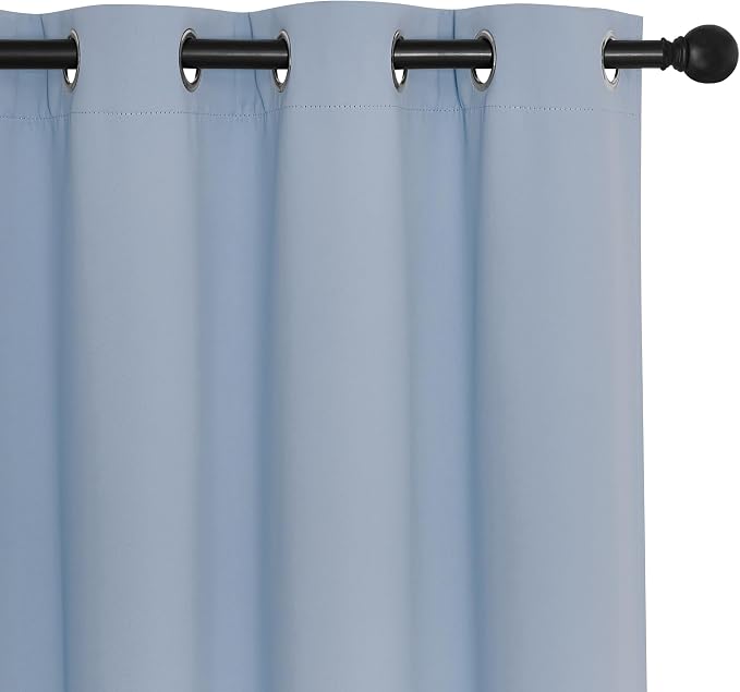 NICETOWN Blackout Drapery Curtain Panel 90 inches Long - Image 7