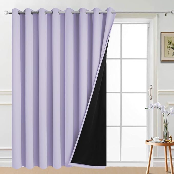 Yakamok 100% Blackout Thermal Insulated Grommet Curtains, Noise Reducing by Yakamok