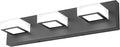 Ralbay 3 Light Dimmable Bathroom Vanity Light LED Modern Matte Black Vanity by RalbayLighting