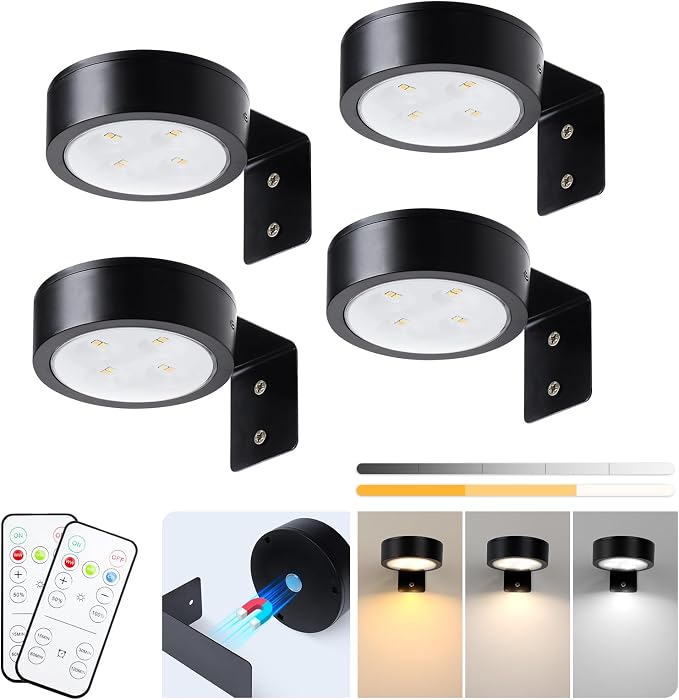 KELUOLY 4-Pack Picture Light Battery Operated - Image 8