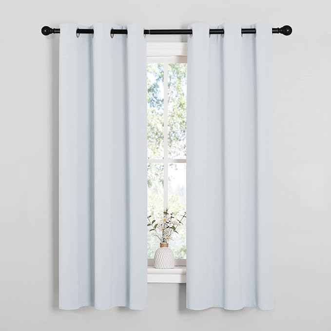 NICETOWN Room Darkening Draperies Curtains Panels, Window Treatment Thermal - Image 2