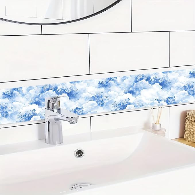 HOMETITUTE Wallpaper Border 4x196 Inch Peel and Stick Wall Border Wallpaper - Image 2