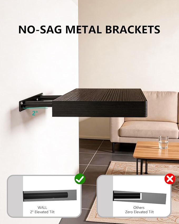WALI Floating Shelves for Wall, 3 Tier Bathroom Storage Shelf Over Toilet - Image 4