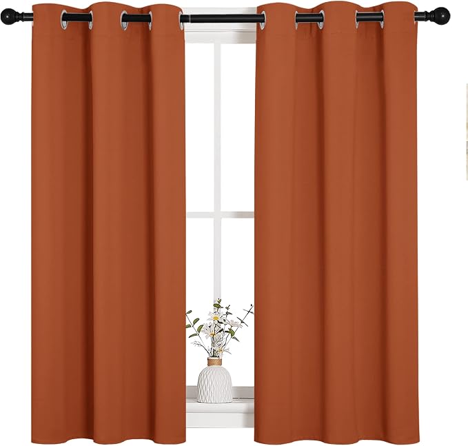 NICETOWN Window Curtains Blackout Drapes, Thermal Insulated Christmas - Image 2